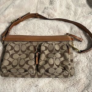 Coach signature fanny bag